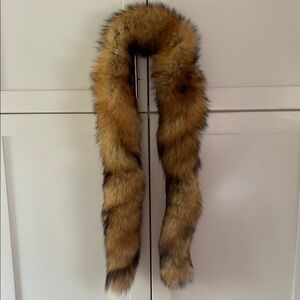 Luxurious Red Fox Fur Scarf